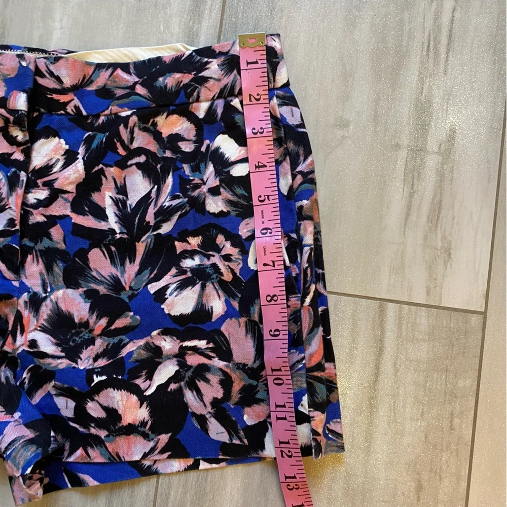 J. Crew Woven Vibrant Colorful Floral Chino Bermuda 3” Inseam Shorts, women’s 2